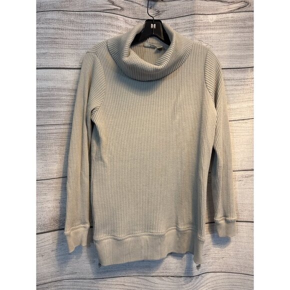 L.L. Bean Waffle Knit Turtlneck Sweater with side zippers Small - Picture 1 of 4